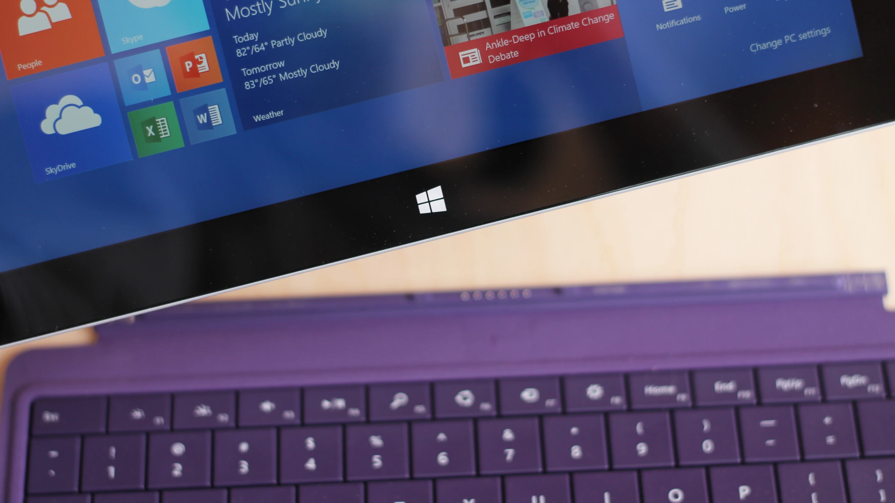 The Surfaces both magneticall 'snap' into their keyboard covers