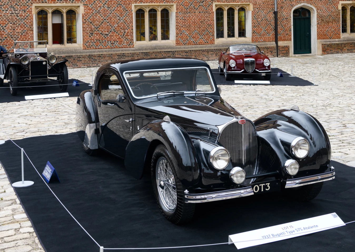 1937 Bugatti Type 57S Atalante | Sale price including Buyers Premium: £7,855,000 | $10,434,732 | Estimate: £7,000,000 | $9,300,000 plus | Lot 15 | Gooding & Company Passion of a Lifetime, Hampton Court Palace | 5 September, 2020