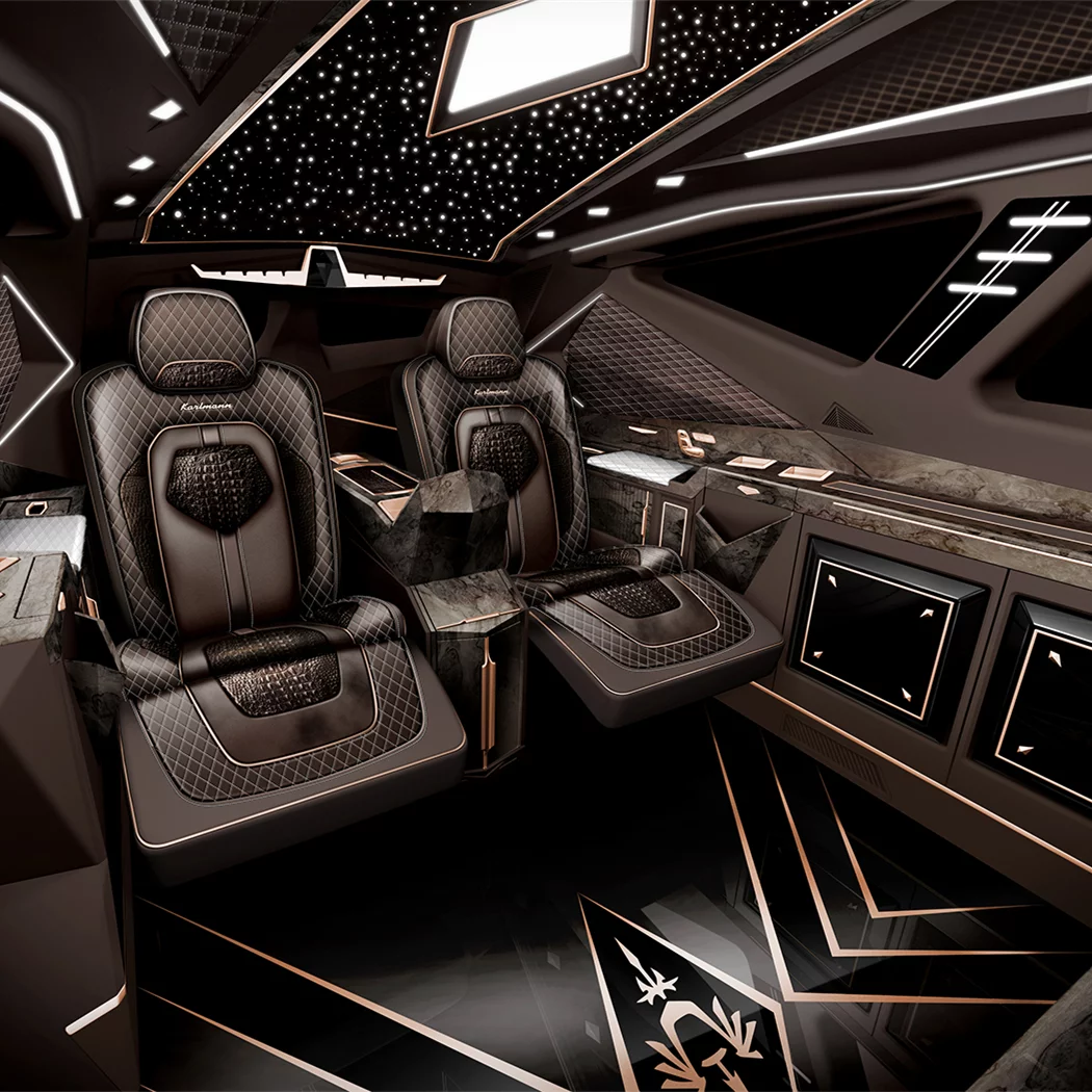 Karlmann King: luxury interior in brown