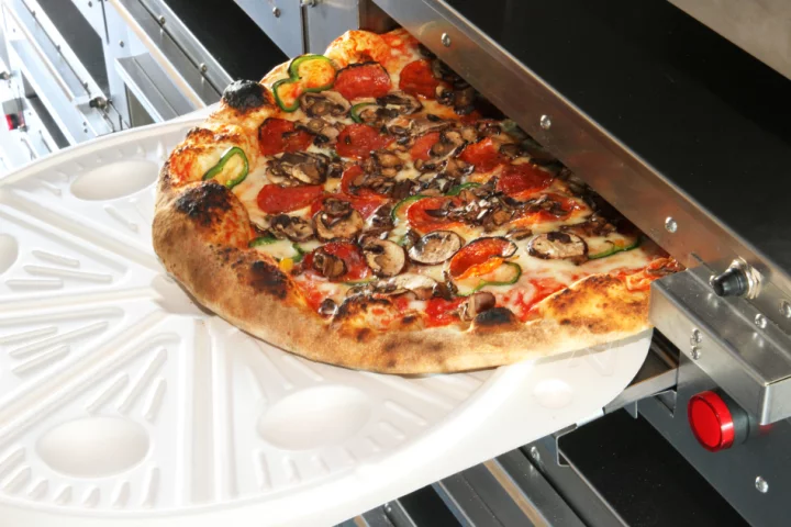 Fresh out of the oven, on its way to a customer's home