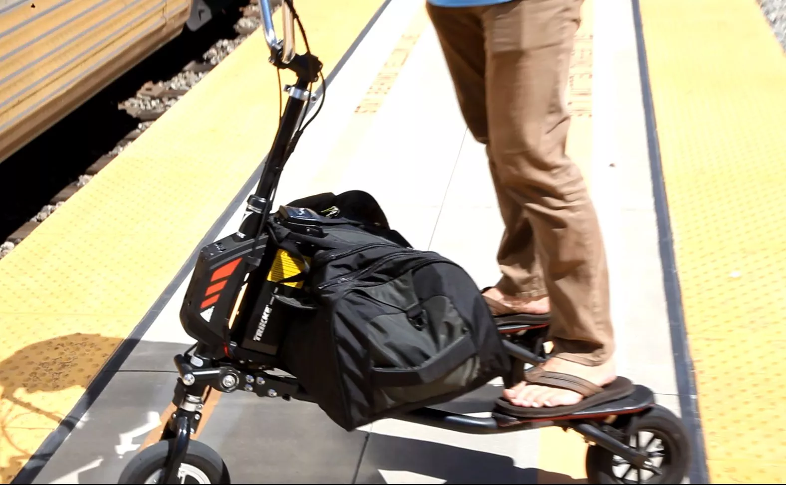 The Freedom doesn't look like the best cargo-hauling solution, but Trikke says it'll get the job done