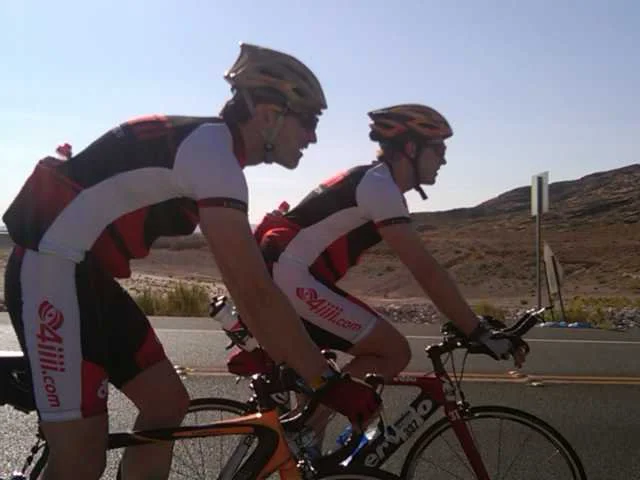 The Sportiiiis HUD in use after being showcased recently at Interbike 2011