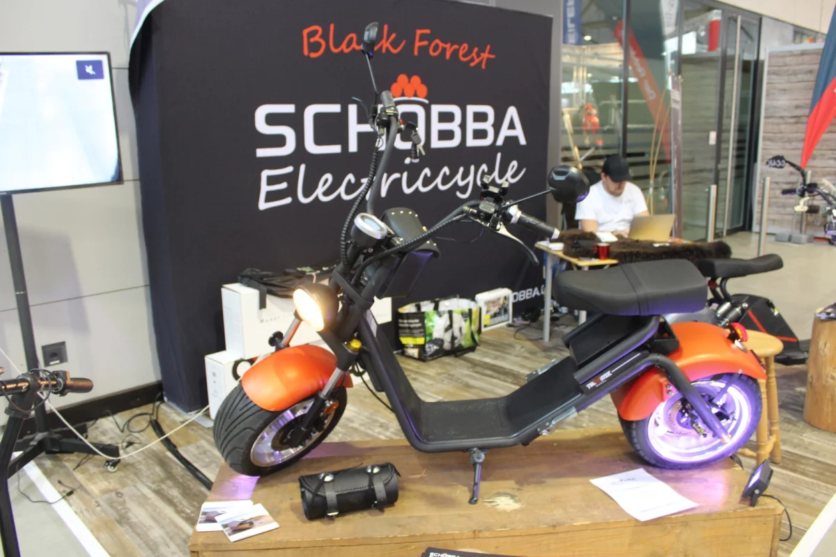 Schobba Electric Cycles has two models on display at CMT 2019, including the 2.0 pictured here
