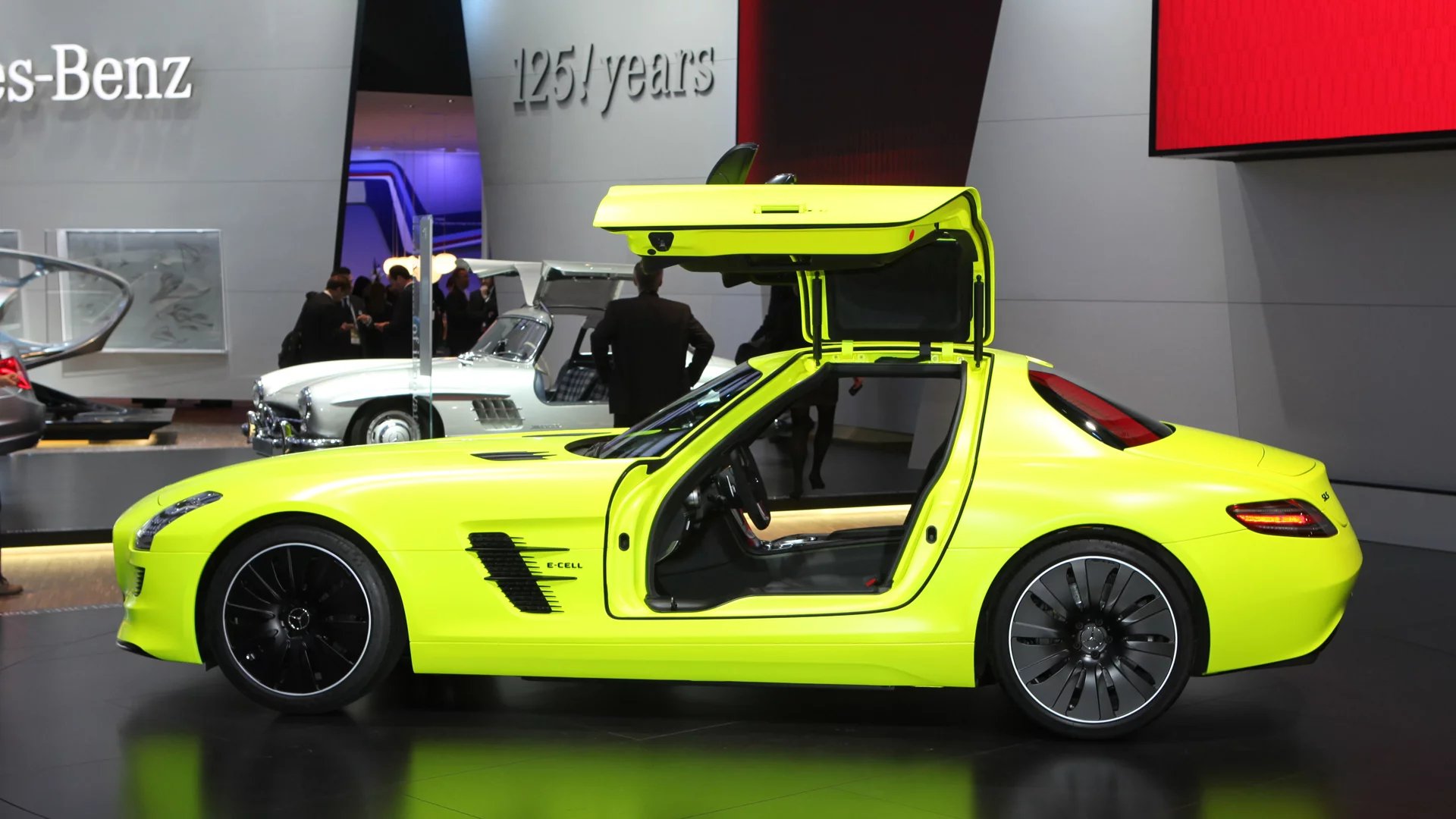The Mercedes-Benz SLS AMG E-Cell