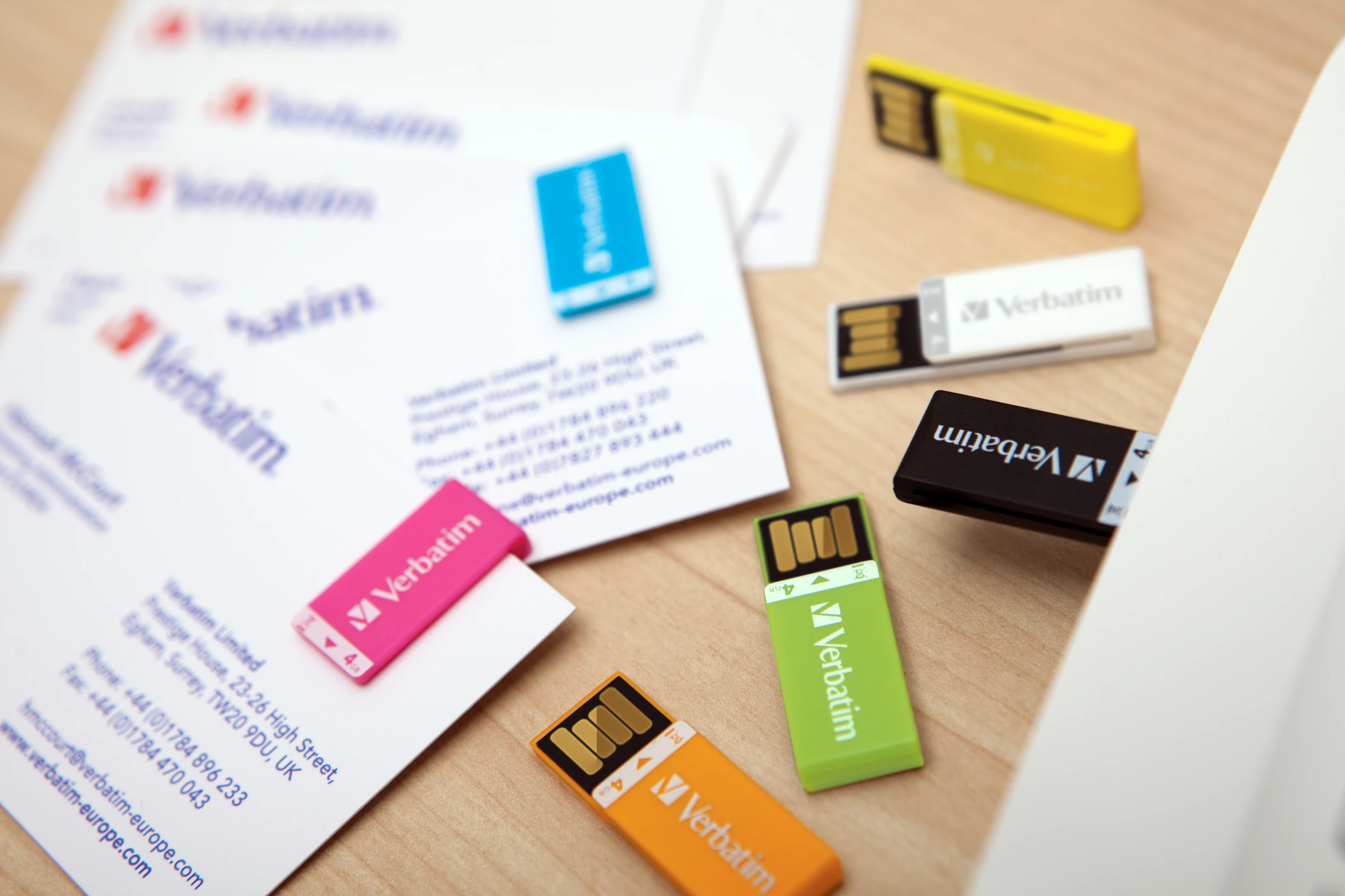 Verbatim's Clip-It is produced in 2GB and 4GB capacity sizes