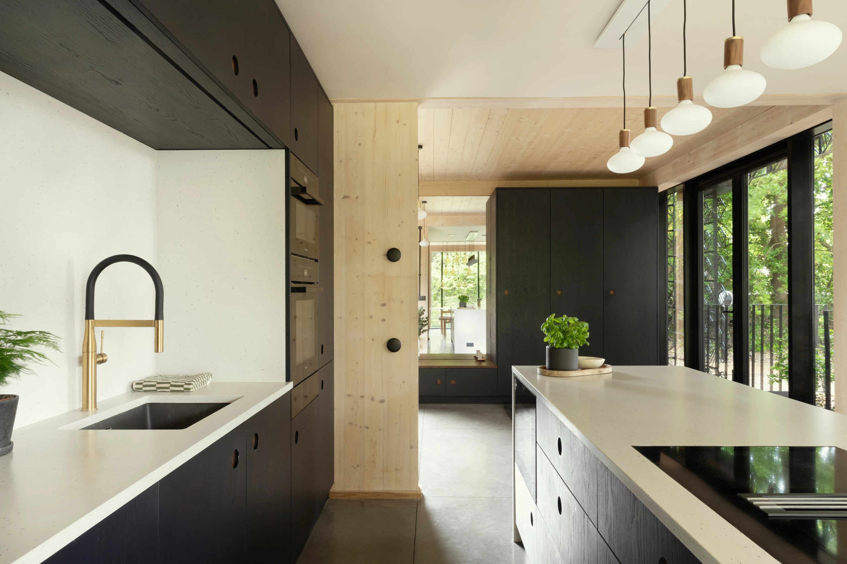 Woven's interior is light-filled thanks to its generous glazing
