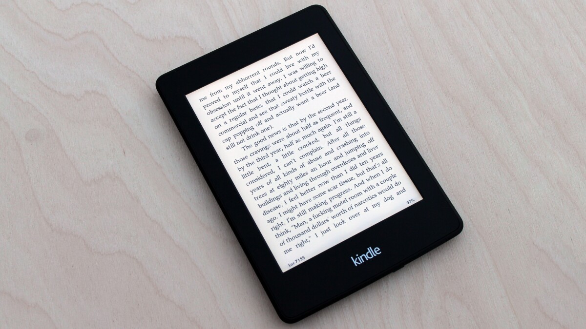 The newest Kindle Paperwhite has a higher-contrast screen than the 2012 model did