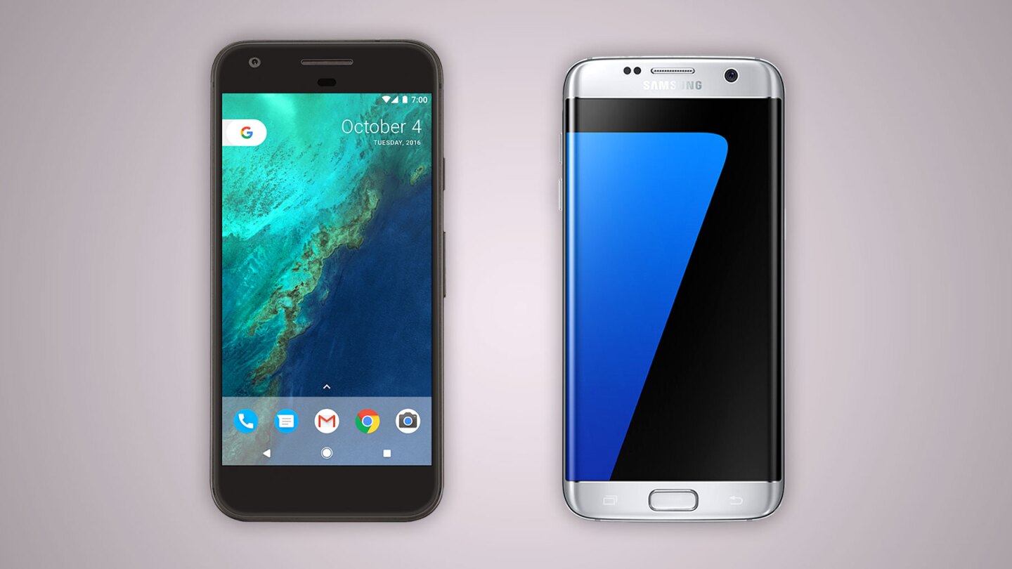 Google Pixel Xl Vs Samsung Galaxy S7 Edge