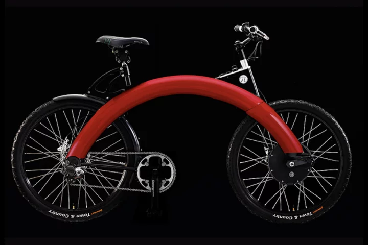 The PiCycle with its distinctive arch frame and option of embedded Wi-Fi technology