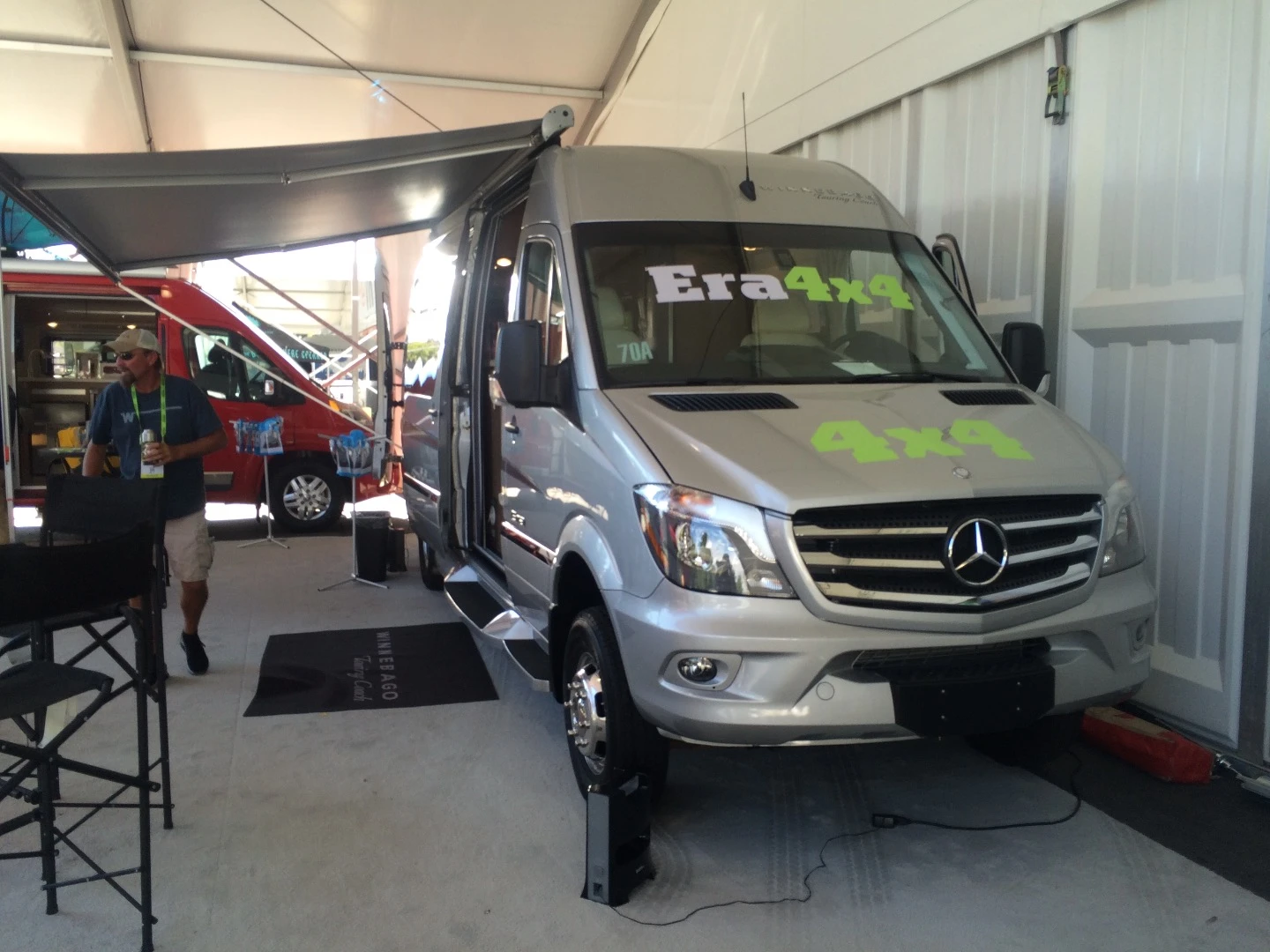 With the addition of the Sprinter 4x4 to the North American market, Winnebago now offers a 4WD Mercedes camper van
