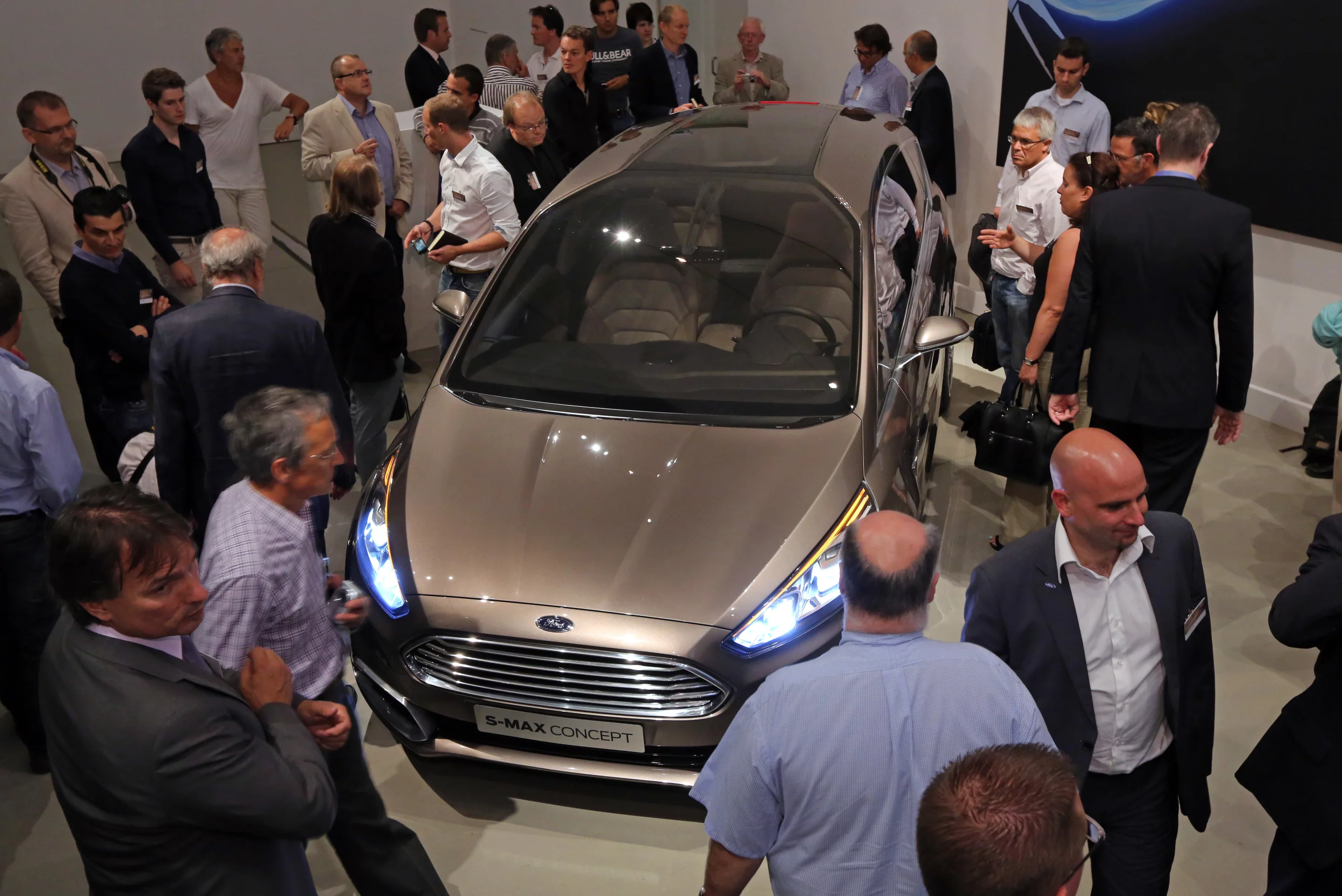The Ford S-Max Concept unveiling to the media