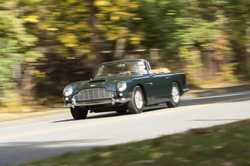 A new world auction record was set for a factory specification 1965 Aston Martin DB5 Convertible when the DB5 was sold to an auction room bidder against the telephone for €1,897,500 (US$2,147,818). The car was particularly rare for being one of only 39 DB5 convertibles manufactured in left-hand drive.