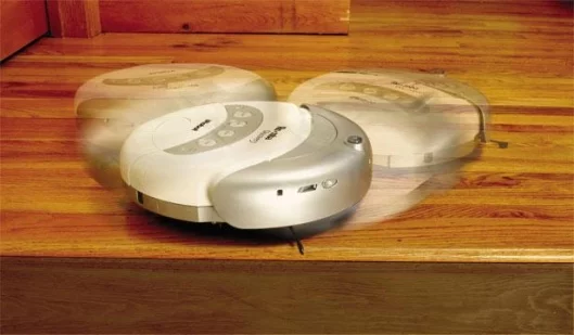 Like the Roomba (pictured), the Scooba can detect stairs and cliffs, so it doesn't destroy itself or other objects while doing its chores