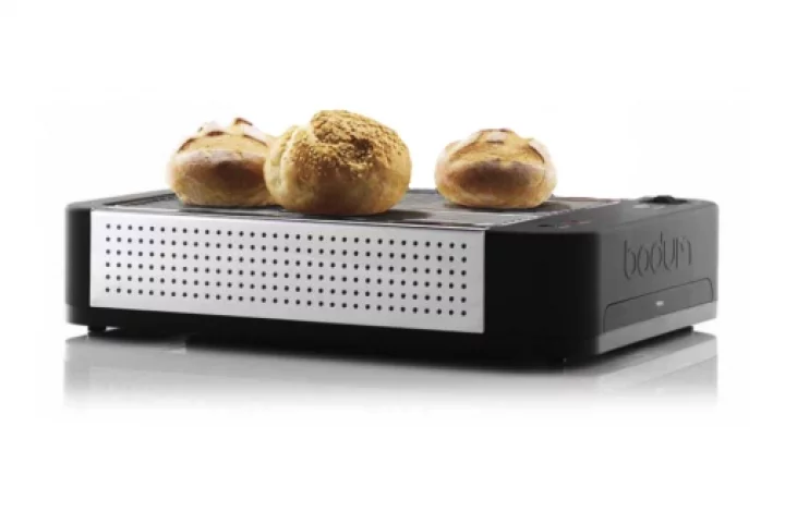 Bodum Flatbed toaster - now you can heat and toast without fear of burning