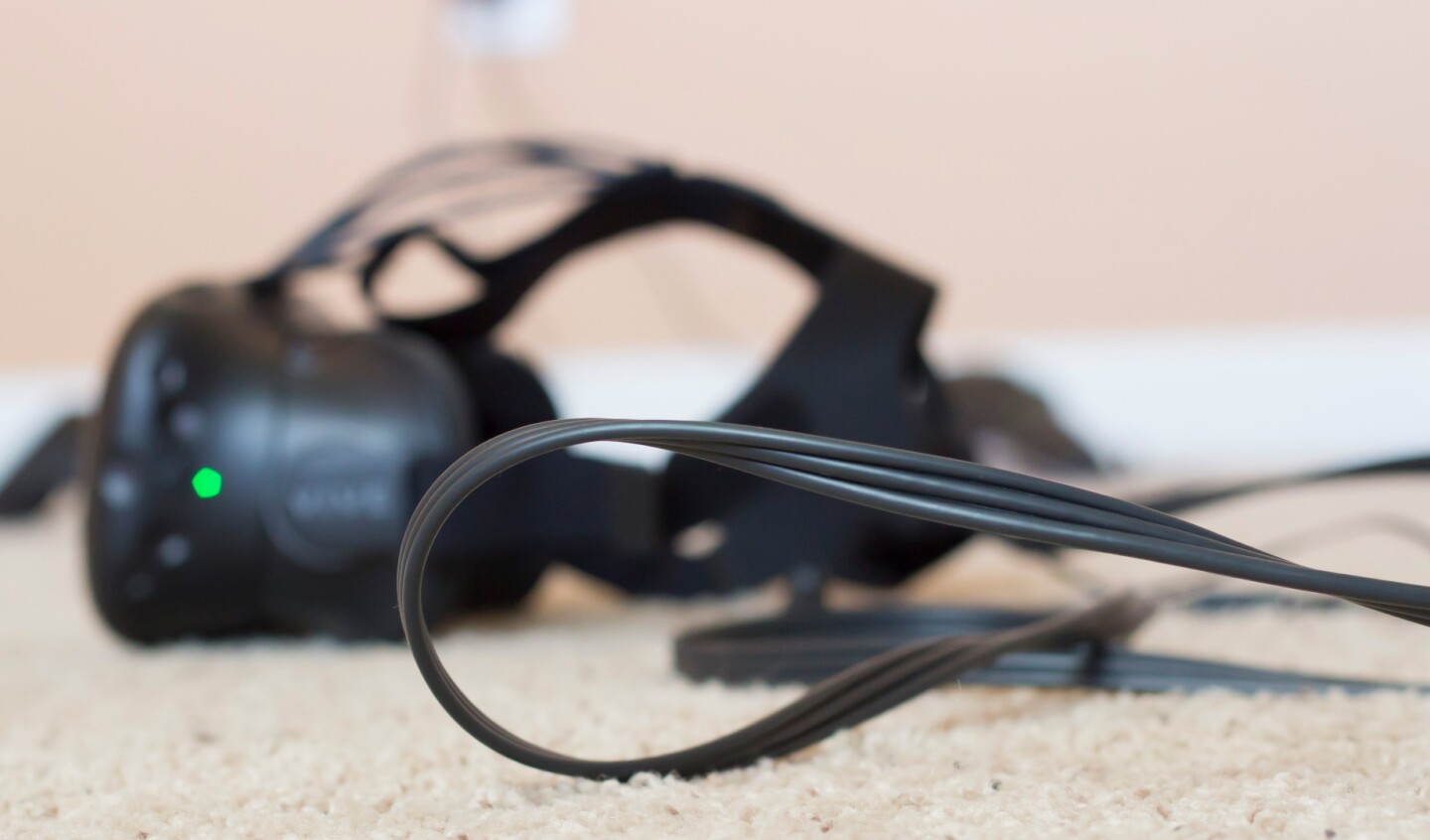 Stretching out your cable when you aren't using it (unlike we were doing here) can help avoid kinks