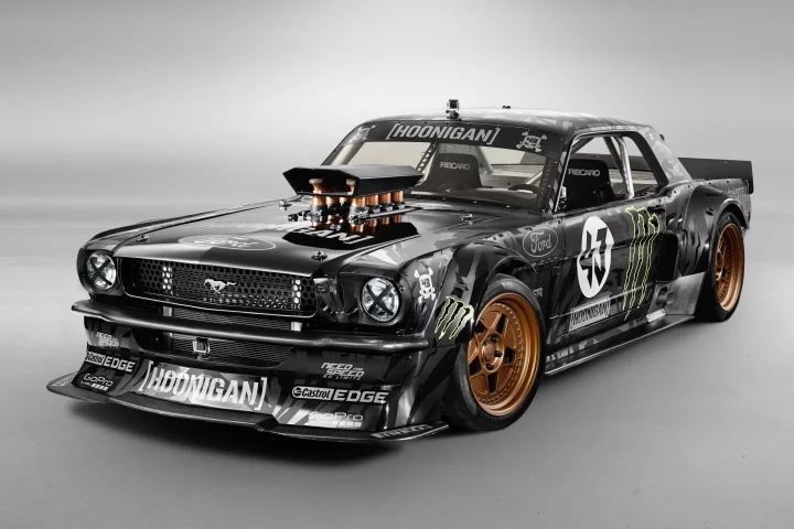 The Hoonicorn Mustang was on display at SEMA in Las Vegas