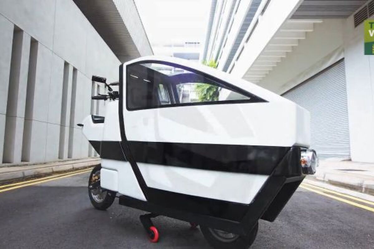 VOI electric scooter puts the passenger first literally