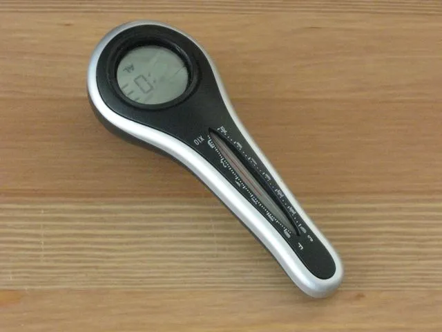 A digital thermometer used by Paranormal Explorers