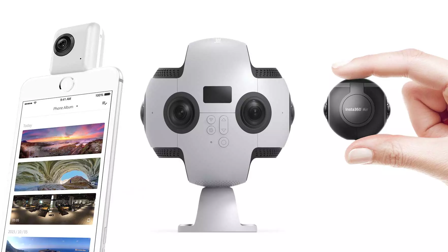 Insta360 has all the bases covered with its Nano, Pro and Air model cameras
