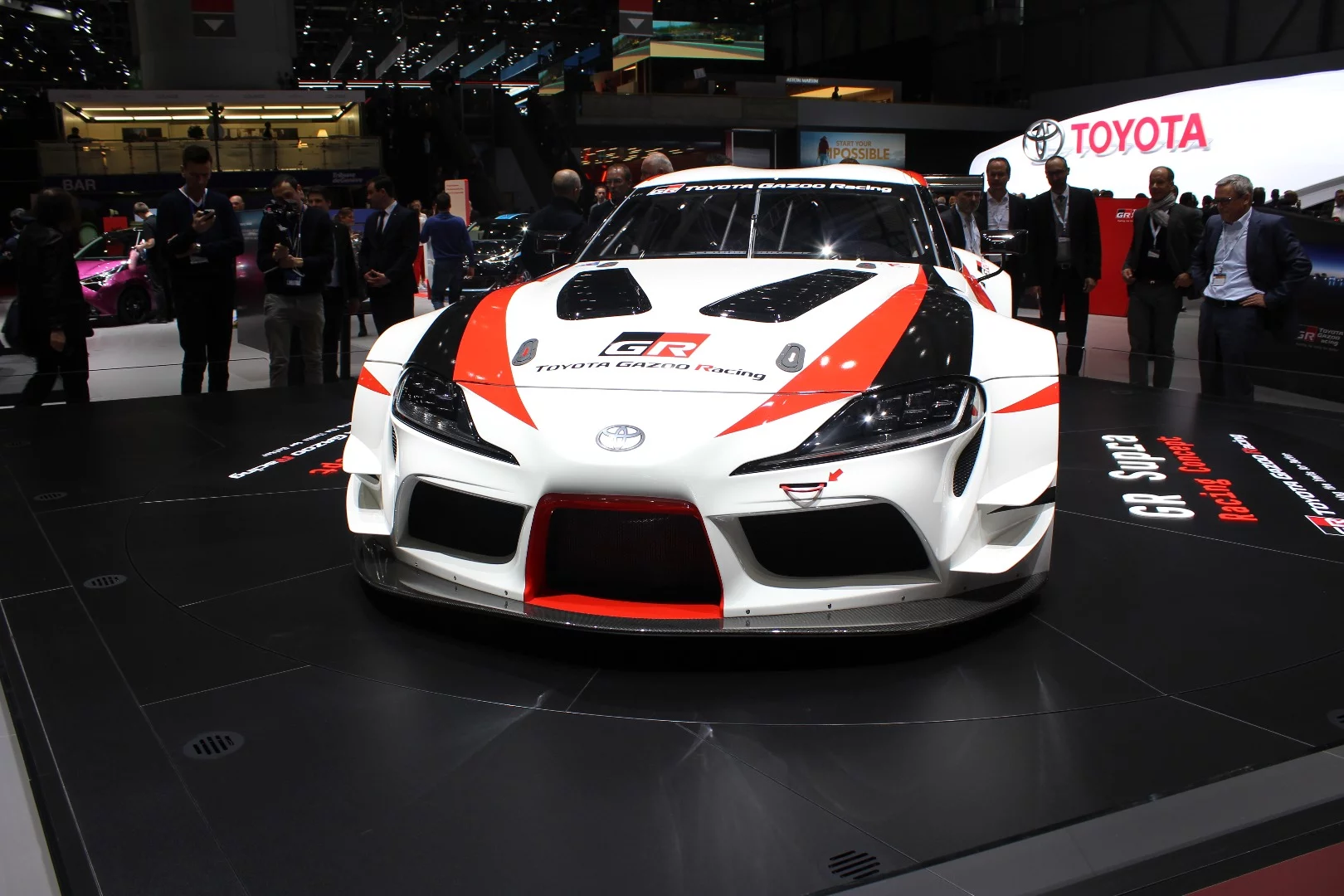 Perhaps the most important track car debut of the show, the Toyota GR Supra Racing Concept previews the much-awaited return of the Supra sports car