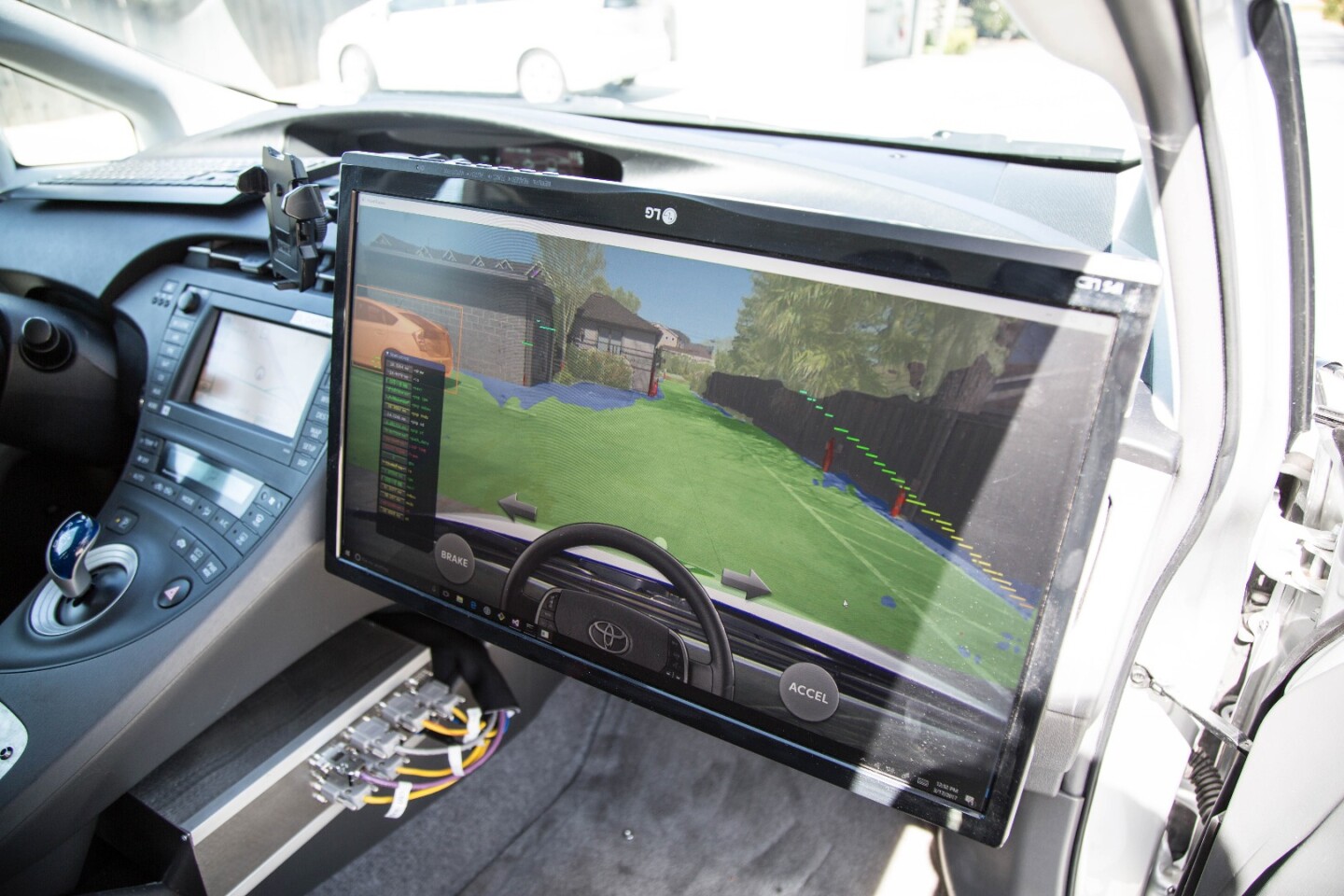 A look at how the car sees the world