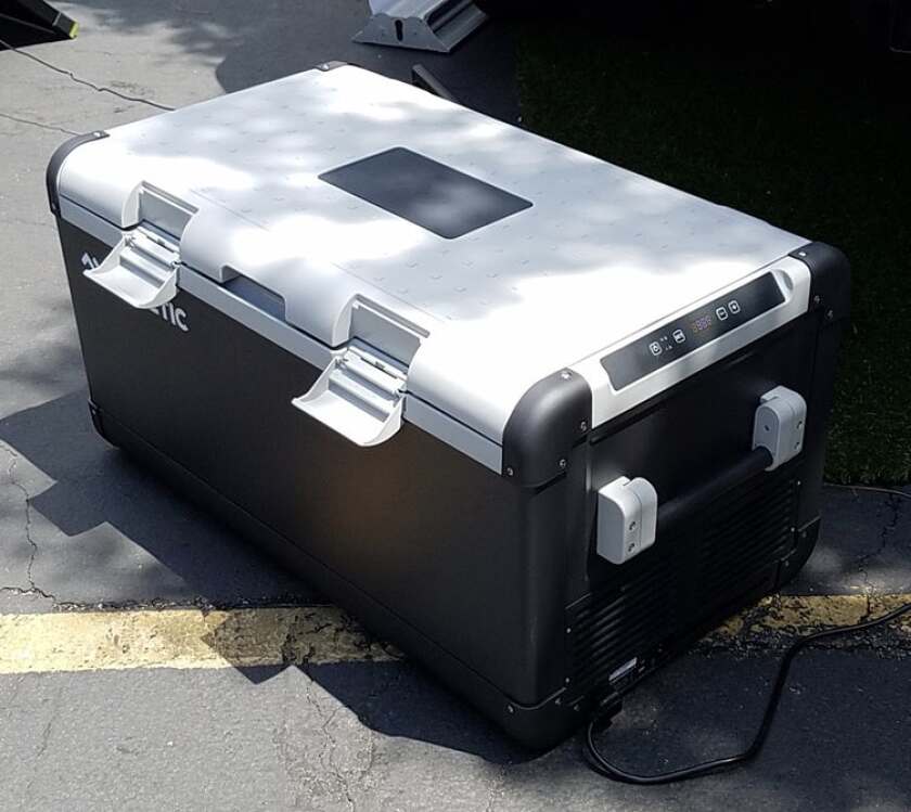 Dometic's CFX 100W fridge/freezer at Outdoor Retailer Summer Market 2017