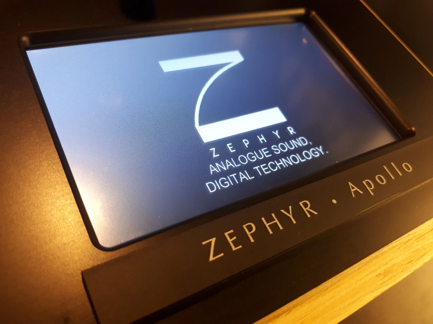 The Zephyr Apollo replaces physical buttons with a 5-inch touchscreen display panel