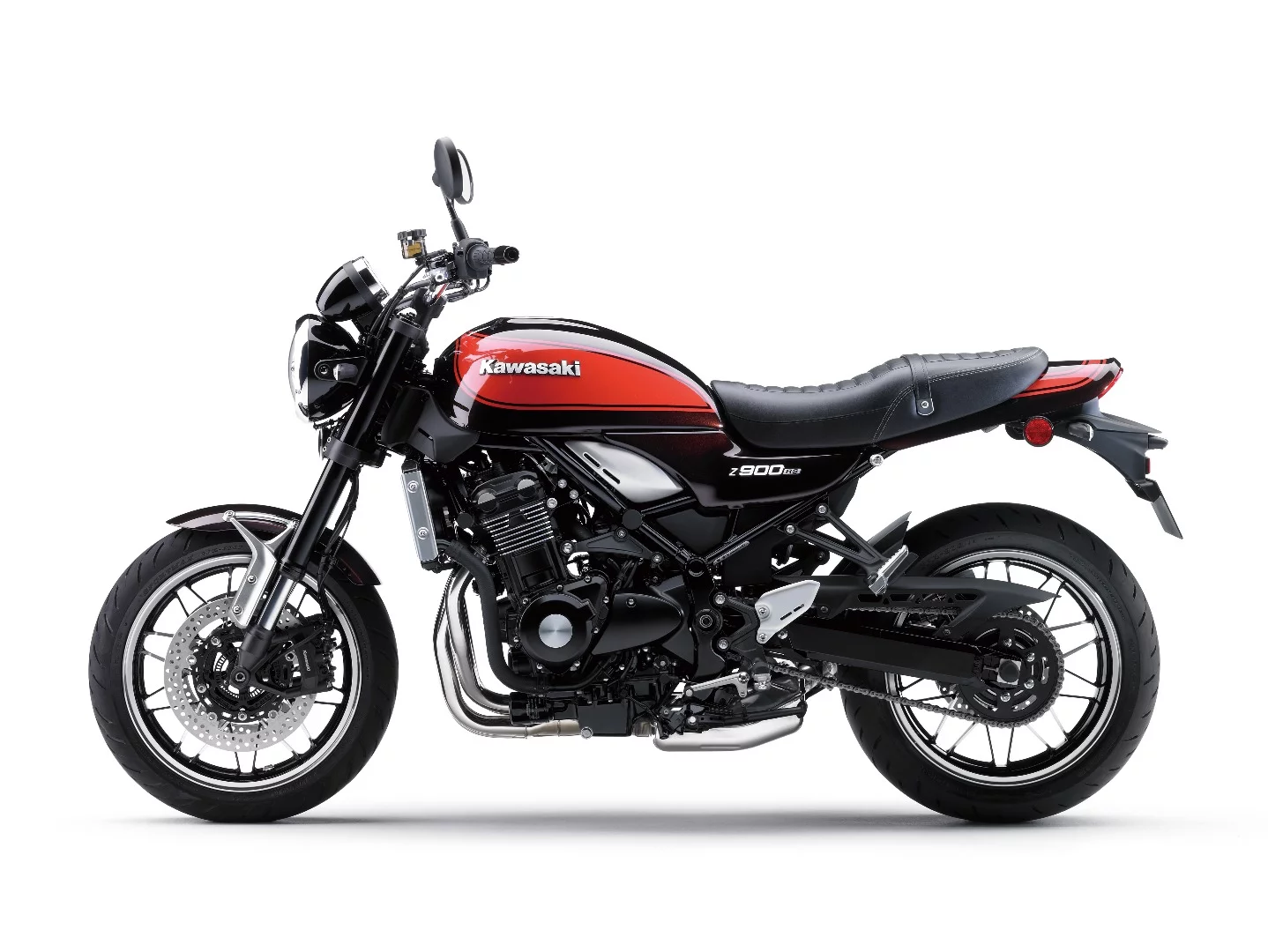 The 2018 Kawasaki Z900RS in Candytone Brown and Orange color