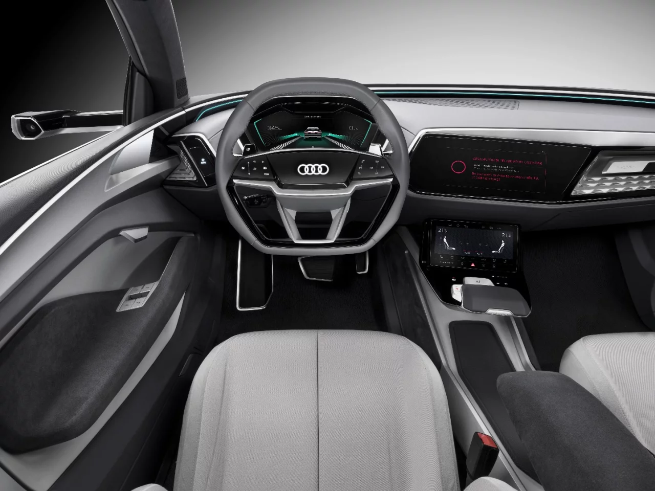 Behind the wheel of the Audi Elaine concept
