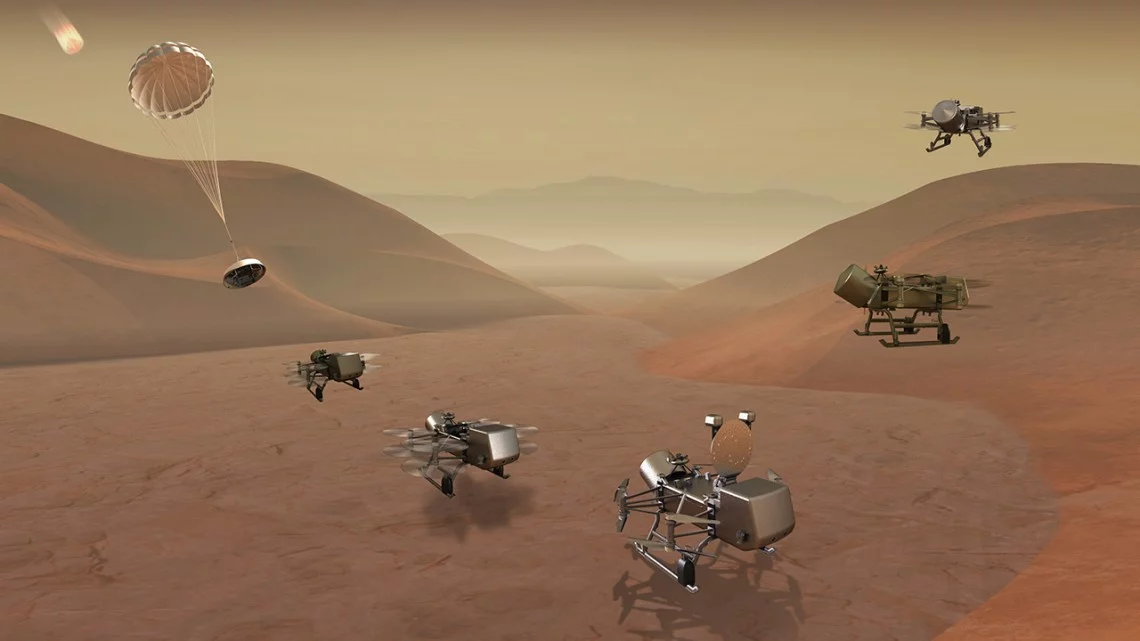 How Dragonfly will land on Titan