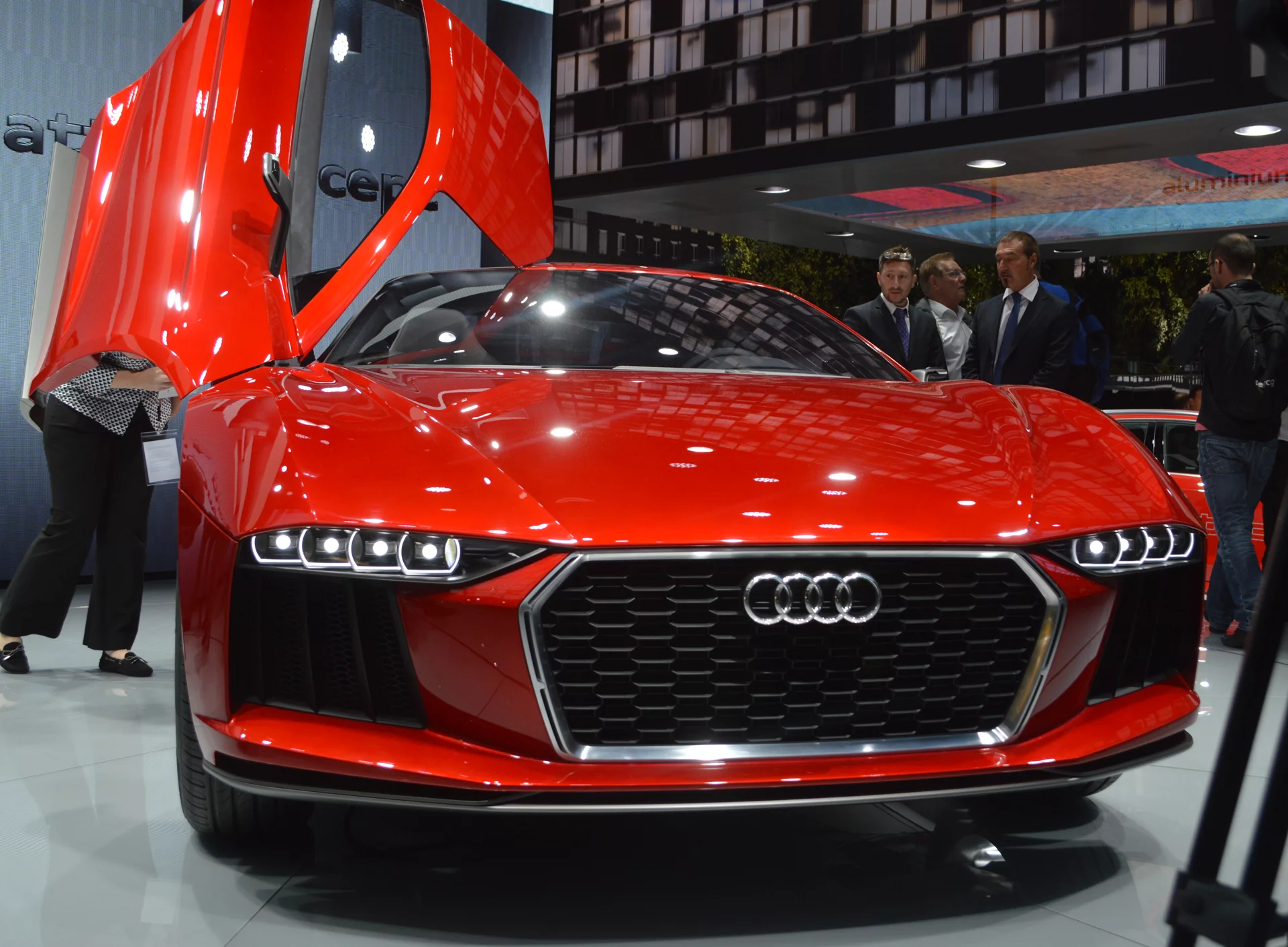 The Nanuk uses headlamps with Audi's new Matrix LED technology