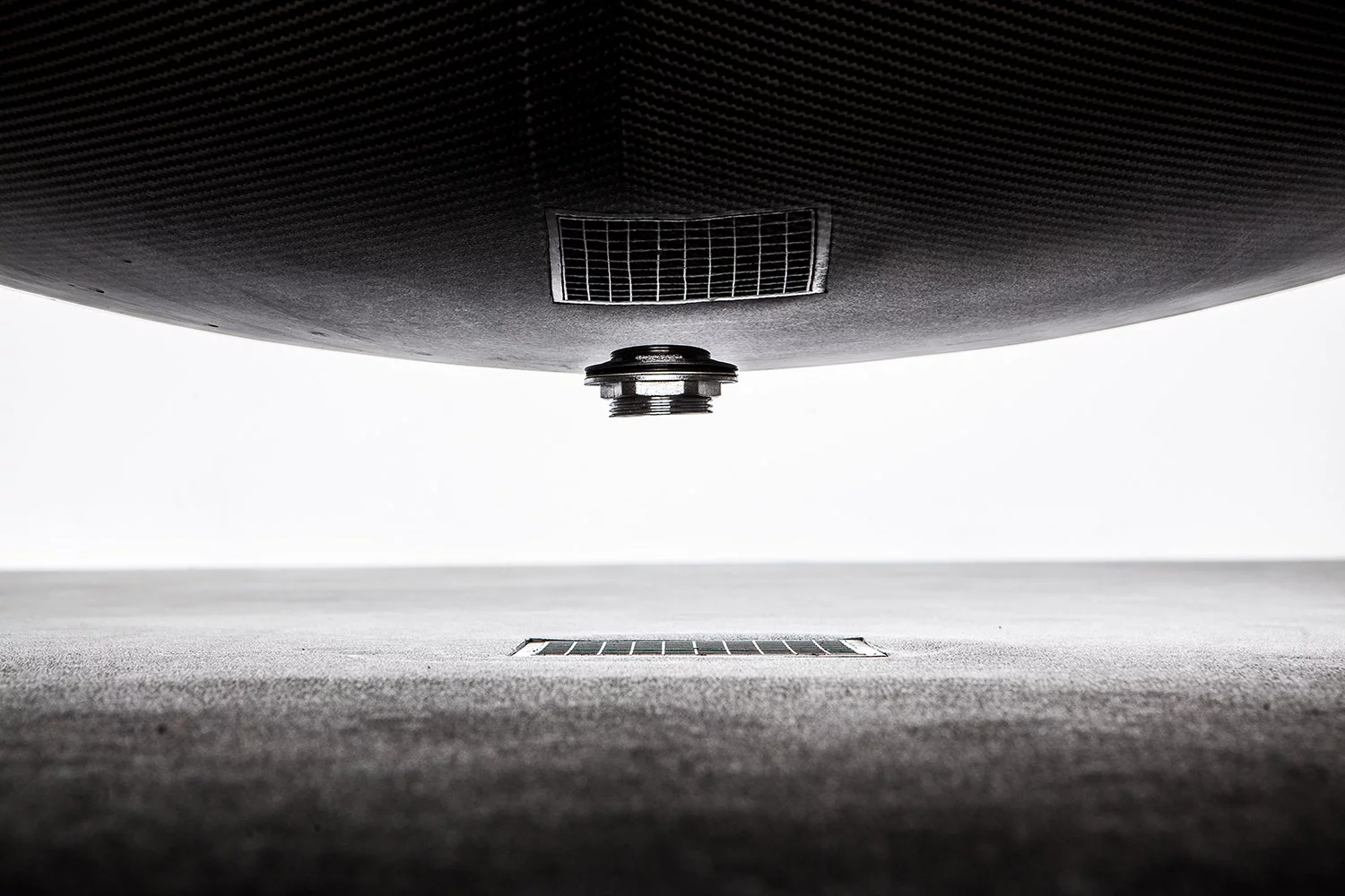 Design group Splinter Works' latest piece of furniture, the Vessel, is a sleek-looking bathtub suspended in the air like a hammock