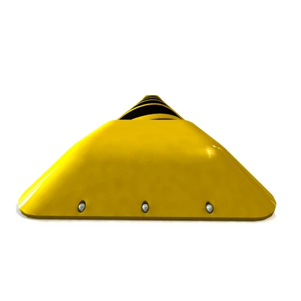 The Bumpfree speedbump is designed to remind drivers that they are traveling too fast by creating the feeling of traveling over a speed bump without the impact