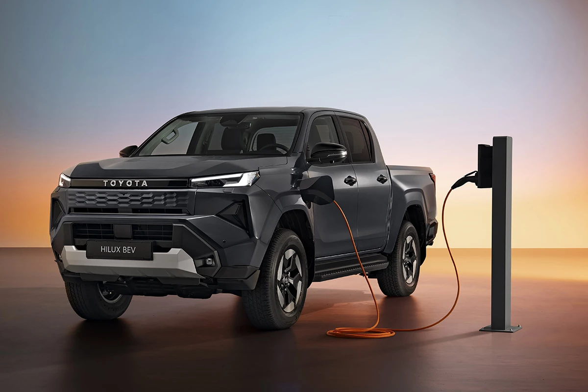 Toyota's finally making a battery electric version of its super-dependable Hilux light pickup truck