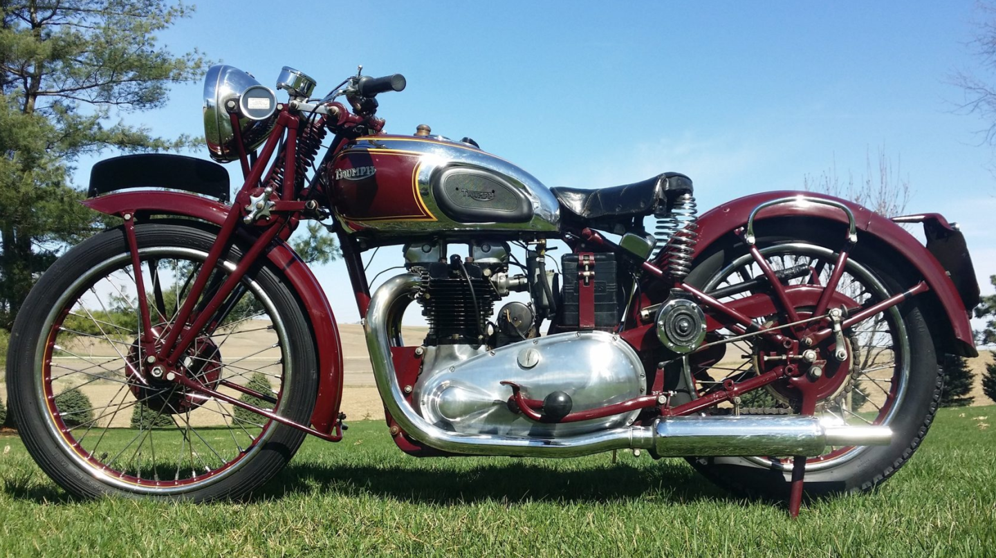 Another inexplicable result. This 1938 Triumph 5T Speed Twin (ex Steve McQueen) went to auction in Las Vegas just six months ago with Mecum, attracting a high bid of $52,250 before being passed in. This time it attracted a high bid of $41,250 but was passed in. Auction Description