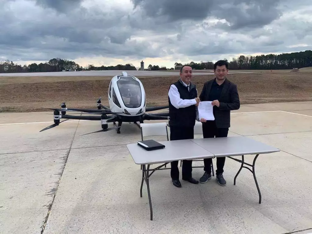 The test flight represents the first time that the air taxi has been granted flight approval by the Federal Aviation Administration