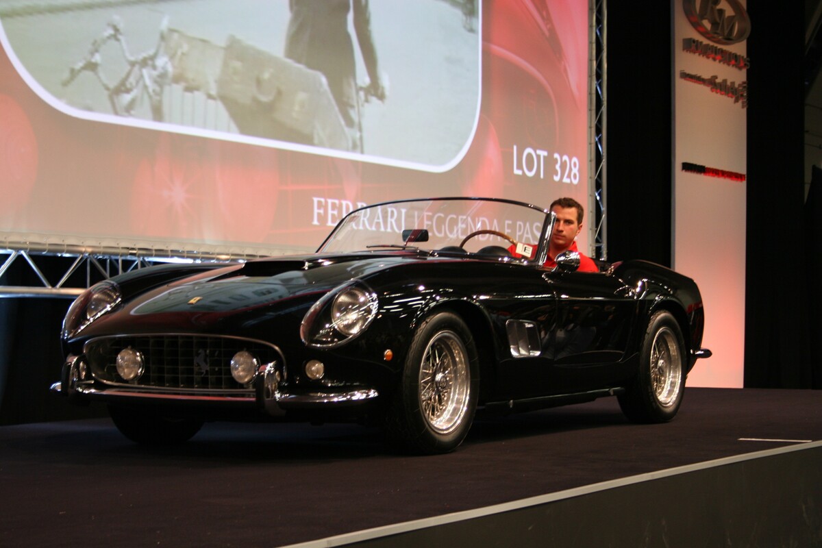 When this 1961 Ferrari 250 GT SWB California Spider (#2377GT) sold for $10,949,359 (€7,040,000) at RM-Sotheby's "Ferrari Leggenda e Passione" in May 2008, it was the most expensive car to have ever sold at auction