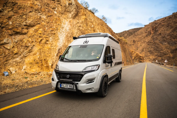 Crosscamp charges forward into the full-size camper van market with three Opel Movano vans, including the innovative Flex 541
