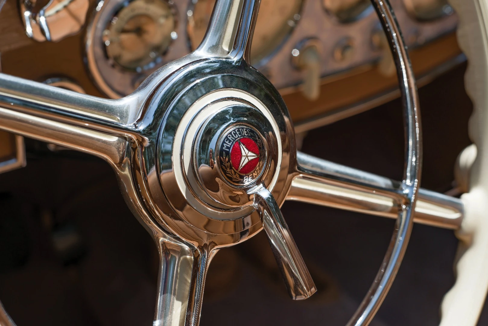 This 1938 Mercedes-Benz 540K Special Roadster by Nawrocki goes to auction on Saturday, July 18, 2015. It is expected to sell for between $1.2 and $1.8 million