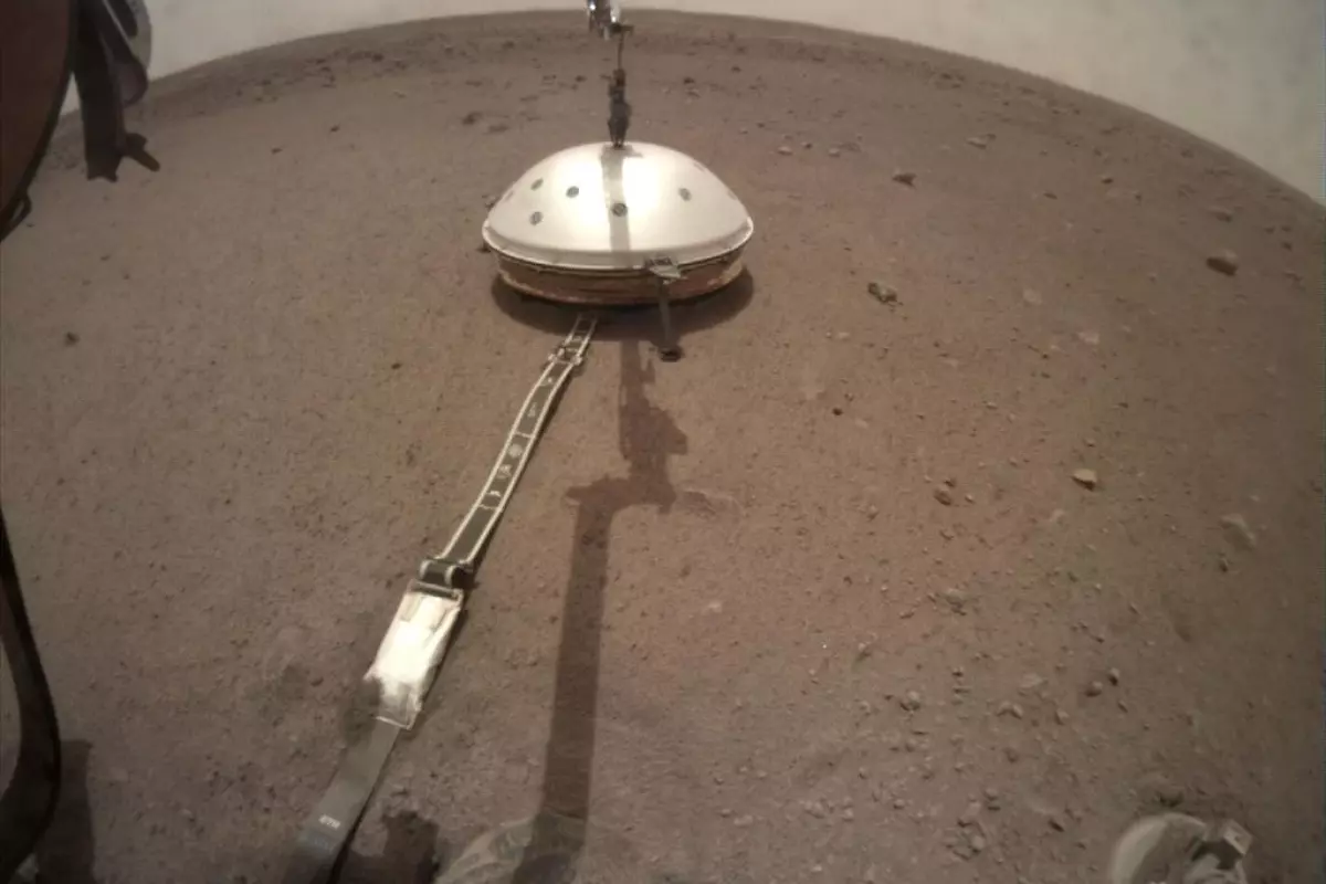 NASA's InSight lander has deployed its Wind and Thermal Shield to protect the seismometer package