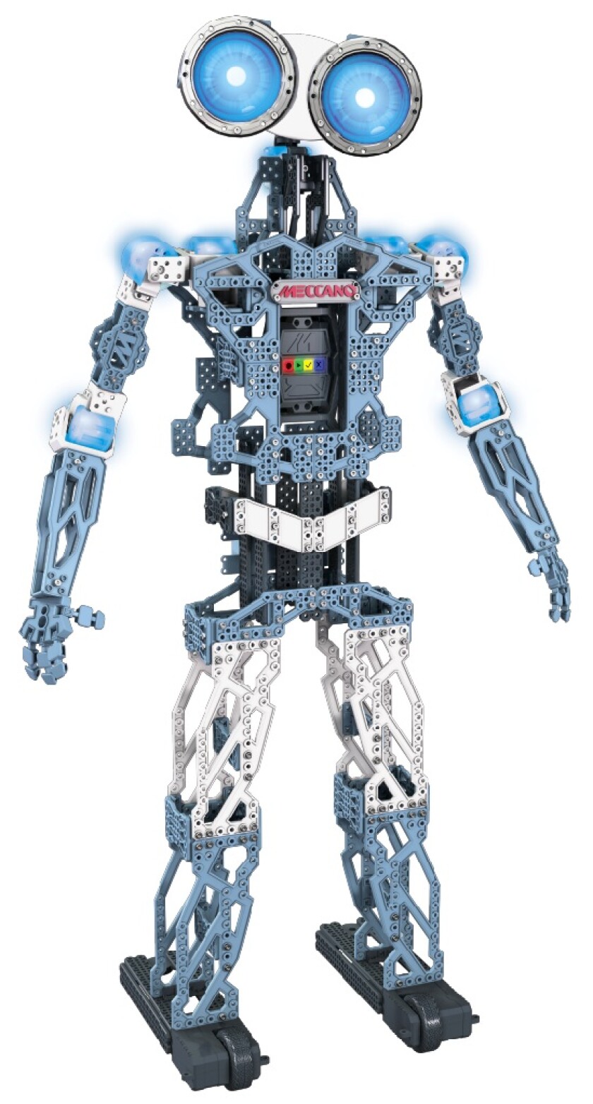 The Meccano Meccanoid G15 KS uses servo motors
