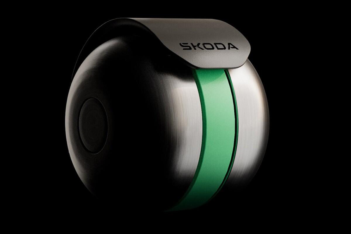 Škoda's analog invention keeps cyclists from crashing into pedestrians