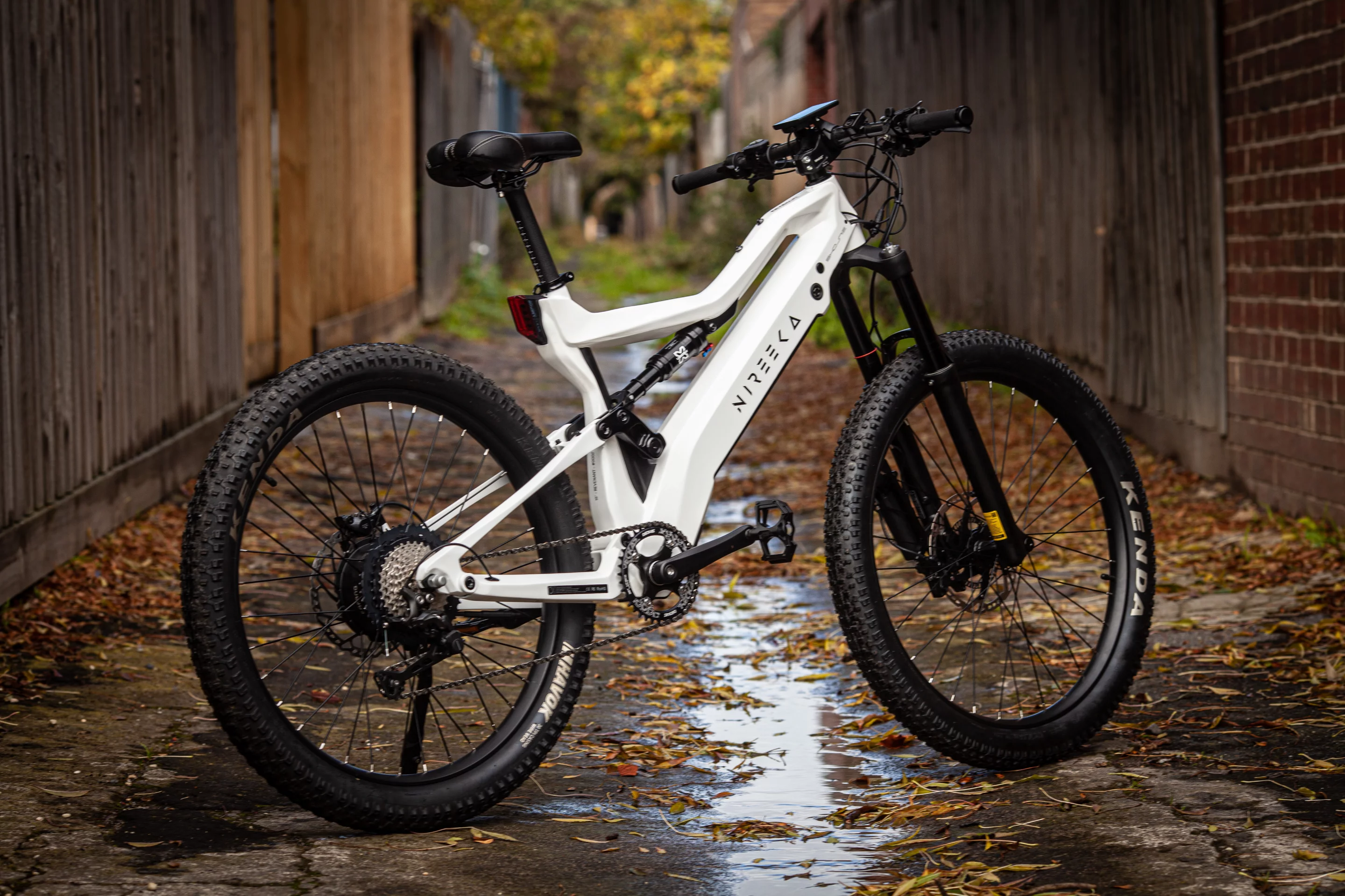 The white might look stunning, but it's probably the least attention-grabbing of Nireeka's color options. Go for pearlized red if you like being the center of attention!