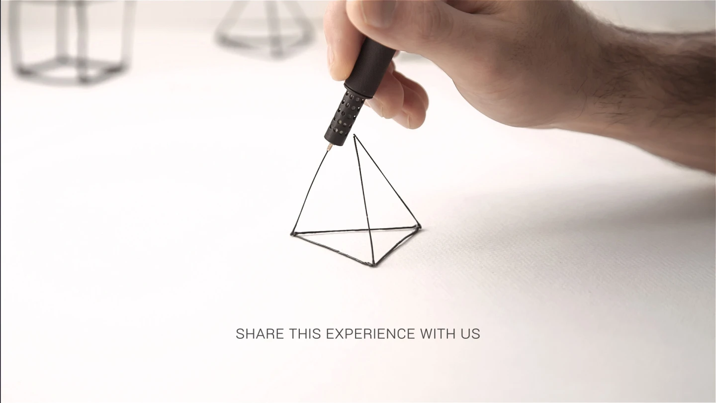 Freestanding decorative sculptures can be create using the Lix pen