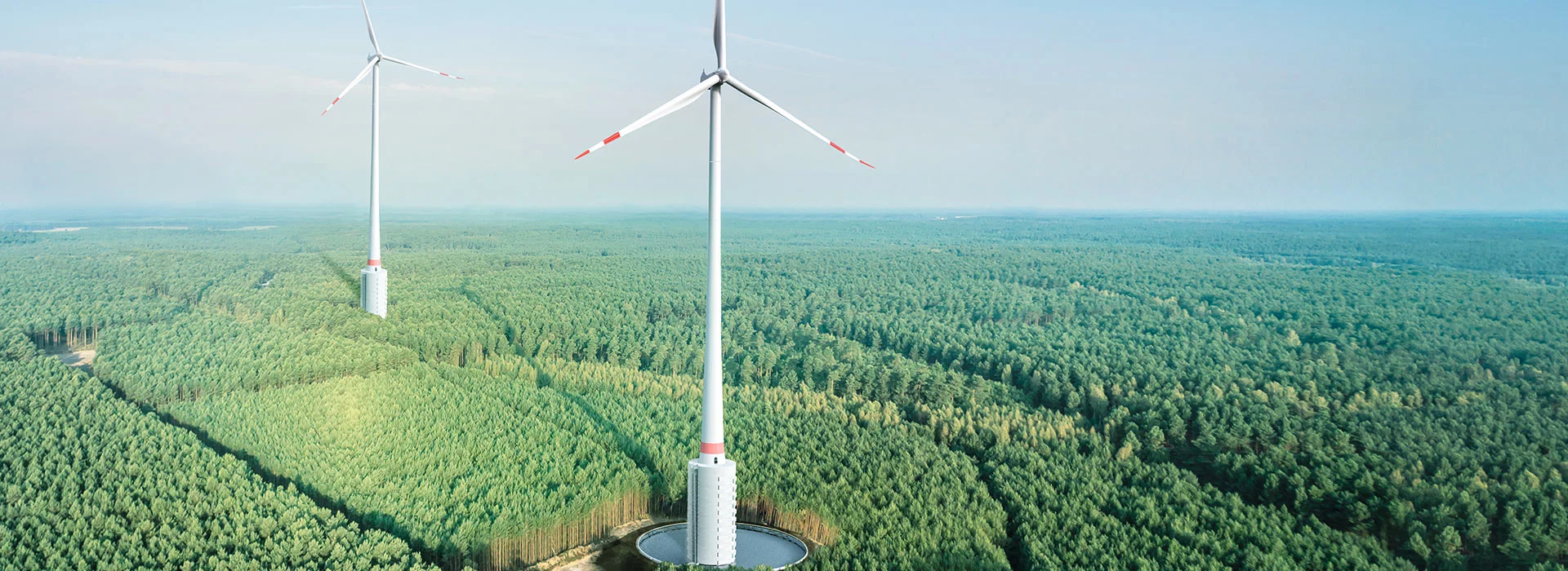 The Gaildorf giant is over 800 ft tall from ground to blade tip