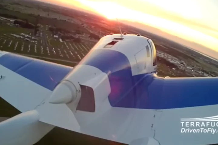 The TerreFugia Transition performed a 20-minute demonstration flight at EAA AirVenture Oshkosh