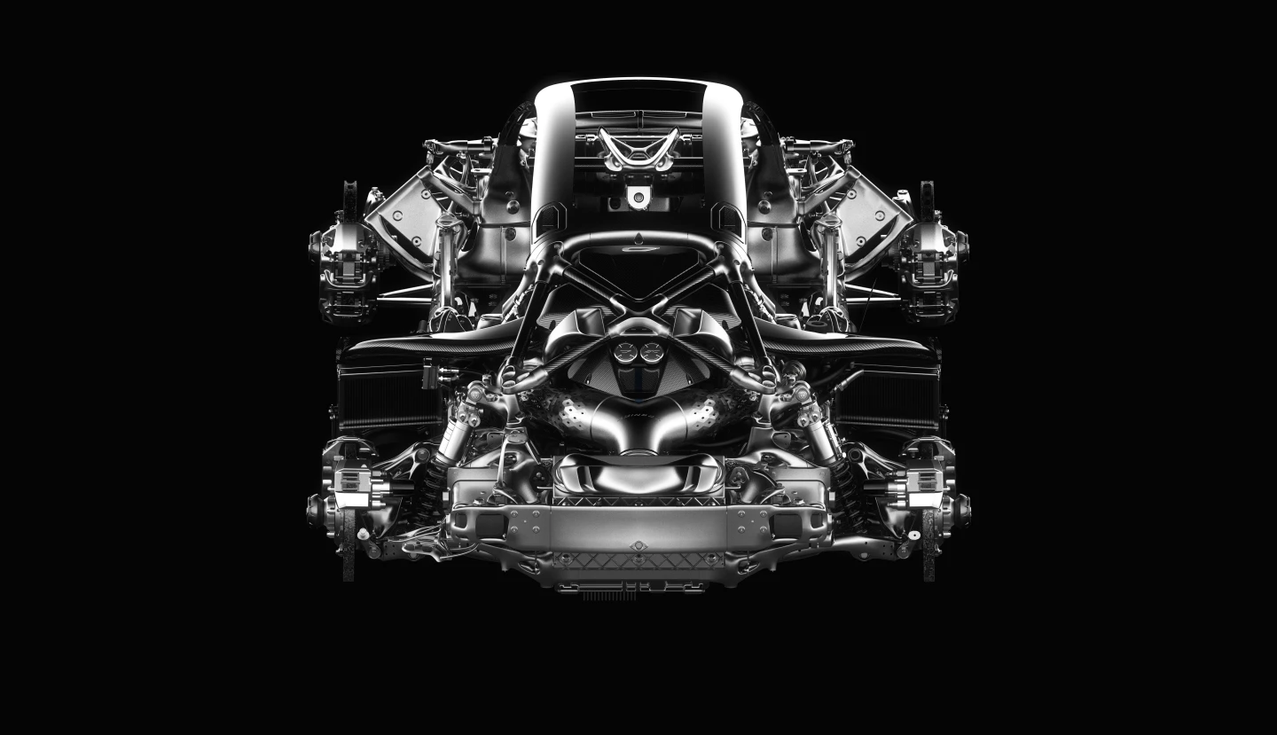 The 2.88-liter twin turbo V8 motor will make almost a thousand horsepower on its lonesome
