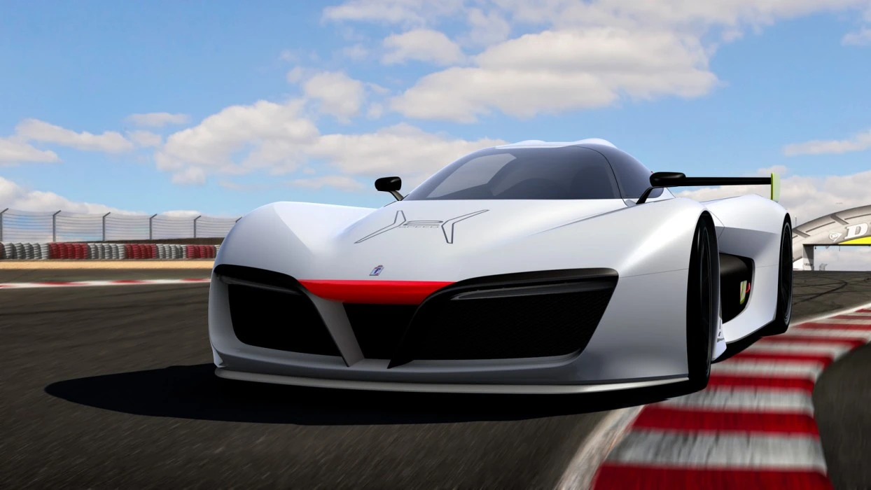 Pininfarina H2 Speed concept on the test track