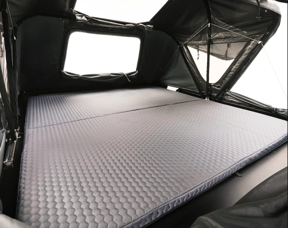 Inside the Roof Space 4 – even with the fabric all battened down, the tent offers plenty of views through various windows and skylights