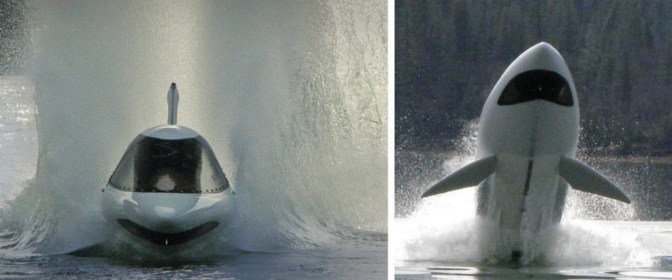 The Seabreacher X: admit it, you'd soil yourself if this came at you.